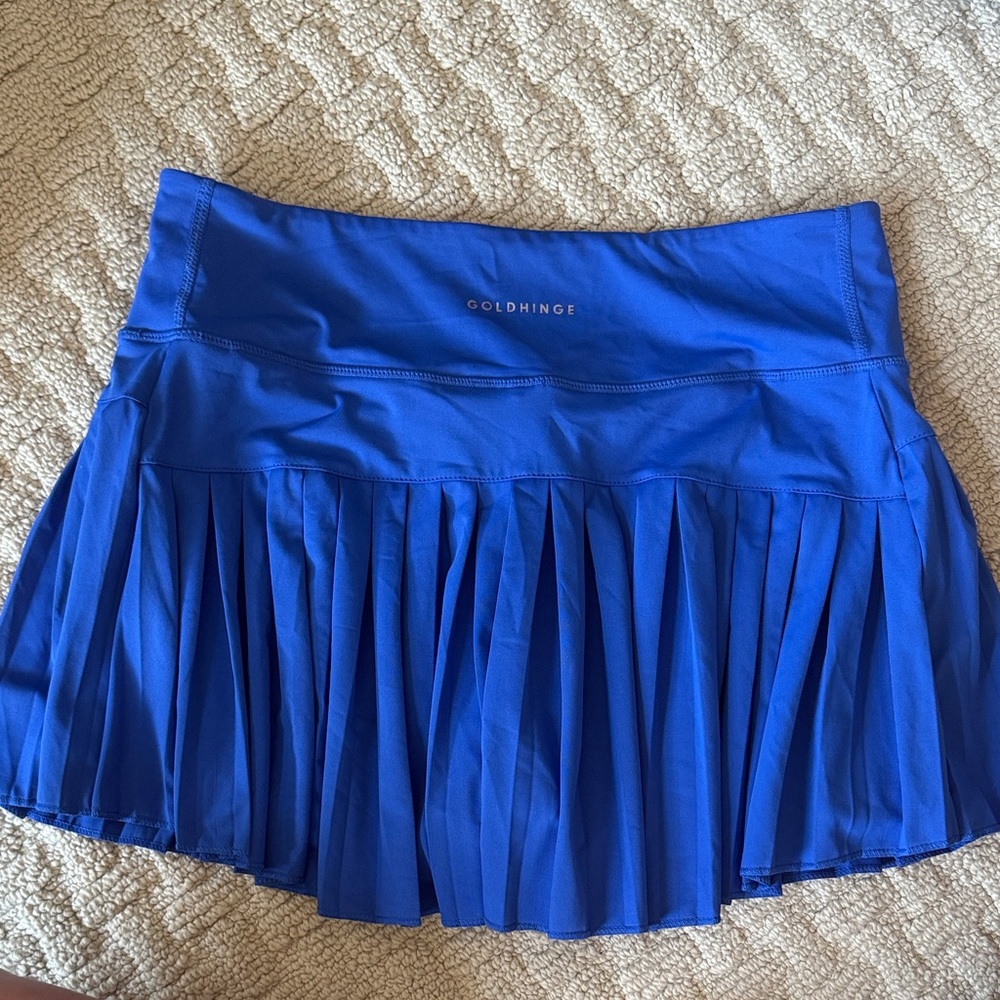 Goldhinge Women's Vibrant Blue Mini Skirt